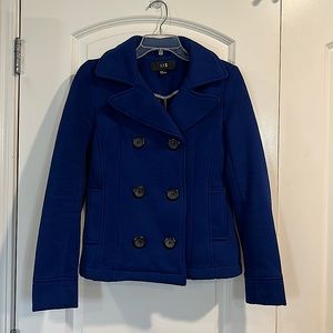 Fleece double breasted jacket